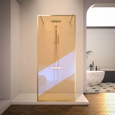 Veconi Korato KR-90GC, 1000x2000, брашированное золото, стекло хамелеон