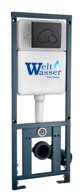 WeltWasser WW MARBERG 410 + RD BL кнопка черная