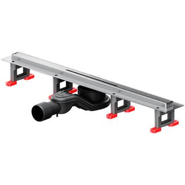 Am.Pm MasterFlow 60 W01SC-S11-060-05SB с решеткой Хром матовый Slim line