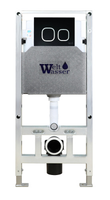 Унитаз с инсталляцией WeltWasser AMBERG 506 ST + GELBACH 043 GL-WT + AMBERG RD-BL