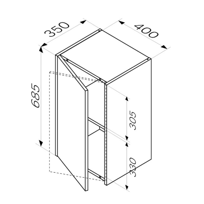 AM.PM Func 40 M8FCH0402WG Белый глянцевый