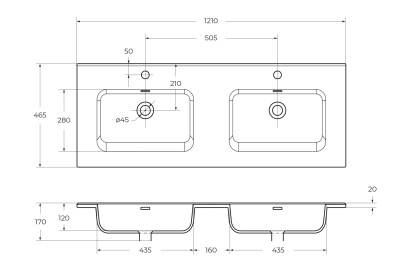 BelBagno BB1200-2-ETL Белый