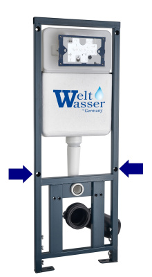 WeltWasser WW MARBERG 410 + SE BL кнопка черная