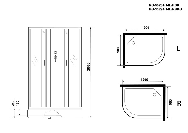 Niagara Classic NG-33294-14LBK 120x90