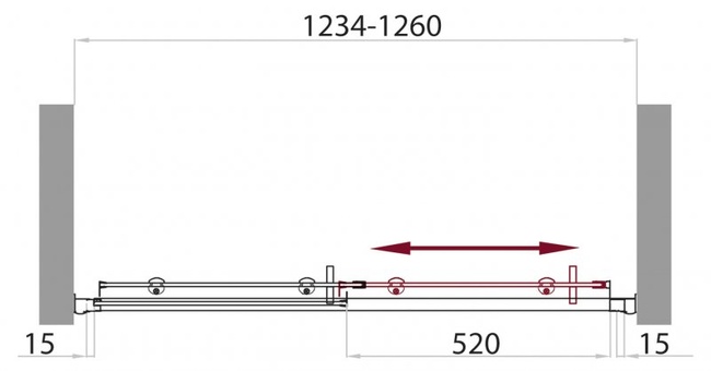 BelBagno UNO-BF-1-125-P-Cr