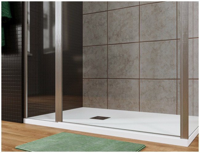 Allen Brau Priority 120x90 3.31007.00 + 3.31016.00 хром без поддона