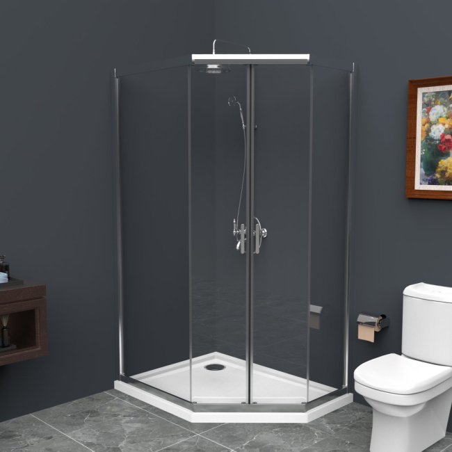 BelBagno UNO-195-PH-2-120/90-C-Cr без поддона