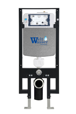 Унитаз с инсталляцией WeltWasser AMBERG 497 + SALZBACH 043 MT-BL + AMBERG RD-WT