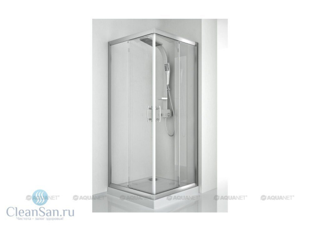 Aquanet Alfa Cube NAA1142 90x90, прозрачное стекло без поддона