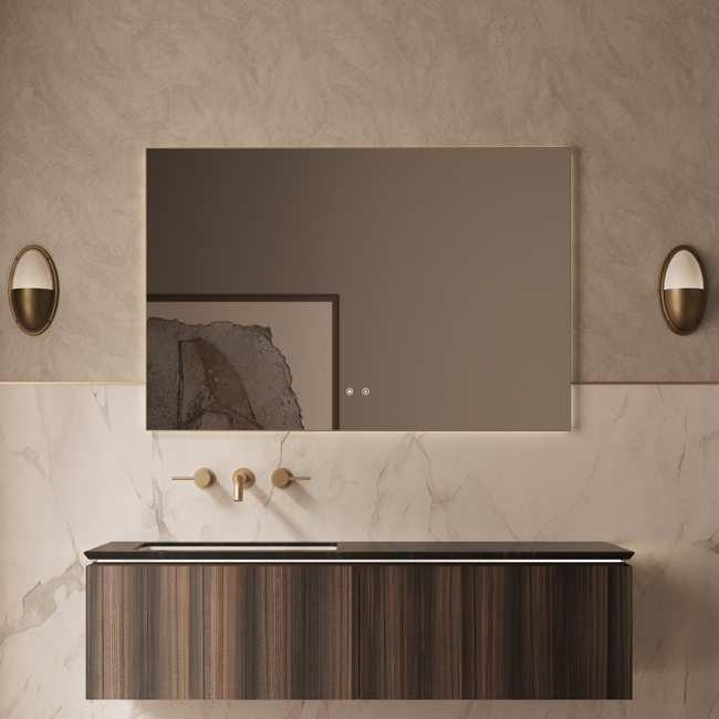 Vincea Luxe 1400 подвесная, 2 выкатных ящика soft close, натуральный орех