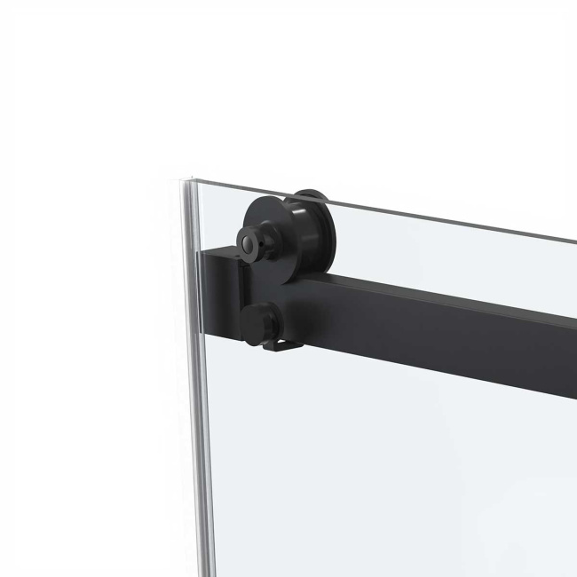 Vincea Como Soft VSR-1CS9015CLB, 1500*900, черный, стекло прозрачное