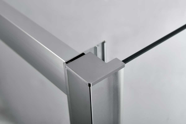 Vincea Alpha VSR-3AL8012CL, 1200x800, хром, стекло прозрачное без поддона