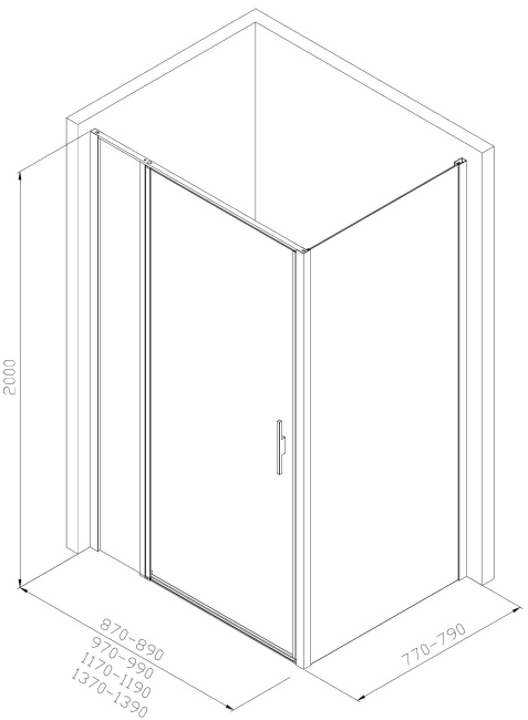 Allen Brau Priority 120x80 3.31031.00 + 3.31040.00 хром без поддона