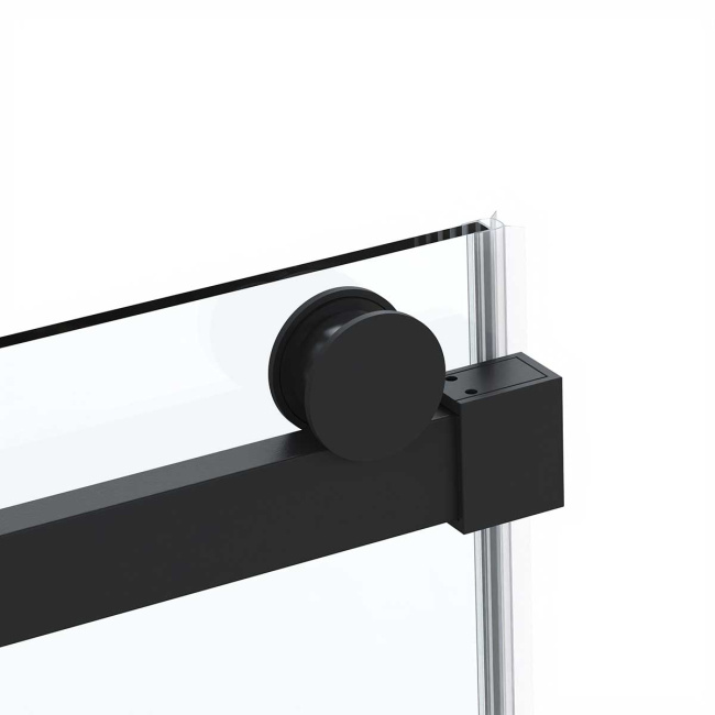 Vincea Como Soft VSR-1CS9015CLB, 1500*900, черный, стекло прозрачное