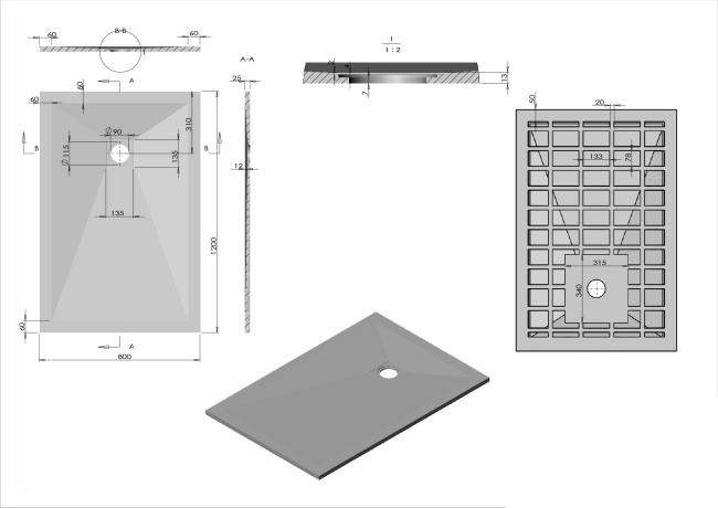 Vincea VST-4SR8012A, 1200x800, антрацит