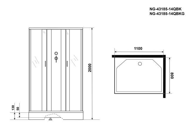 Niagara Classic NG-43185-14QBK 110x80