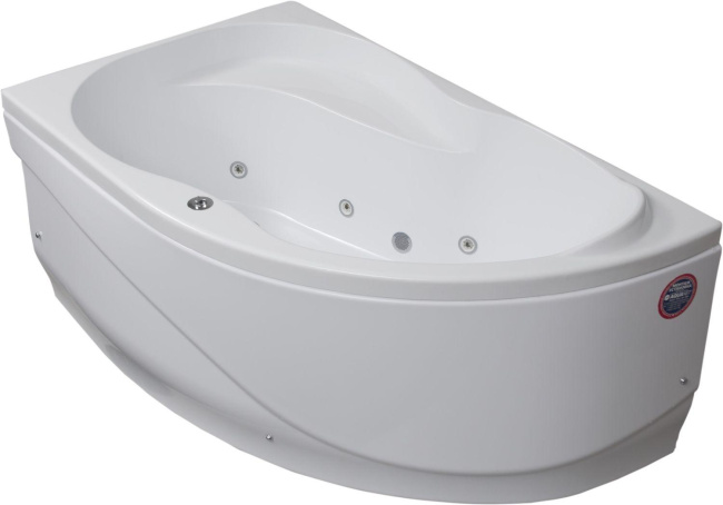 Aquanet Graciosa 150x90 L (с каркасом и фронтальной панелью)
