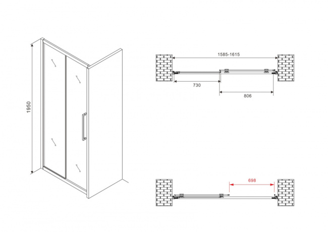 ABBER Schwarzer Diamant AG30160BMH