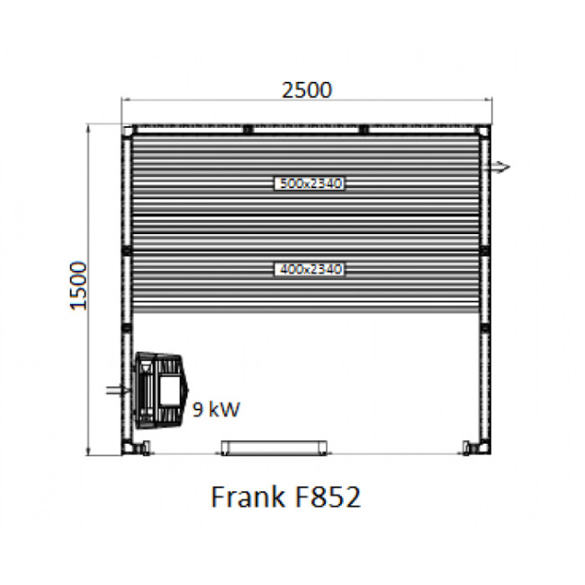 Frank F 853 (230x150x210) Кедр Экстра
