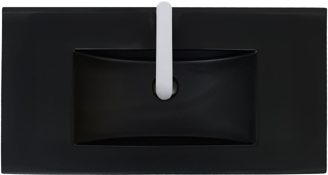 WELTWASSER DEILBACH 7506-90 MT-BL 91x47 черный матовый