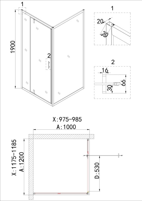 Niagara Nova NG-43-12AG 120x190