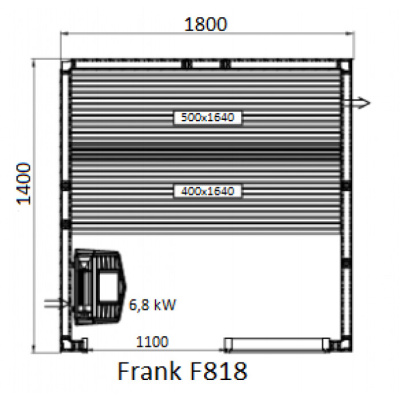 Frank F 812 (200x140x210) Липа Экстра