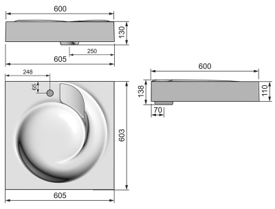 Grossman NEO 60 на стиральную машину
