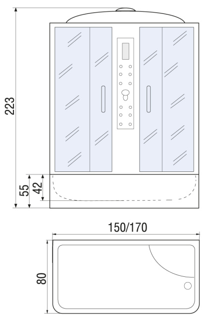 River Dunay 150/80/55 TH