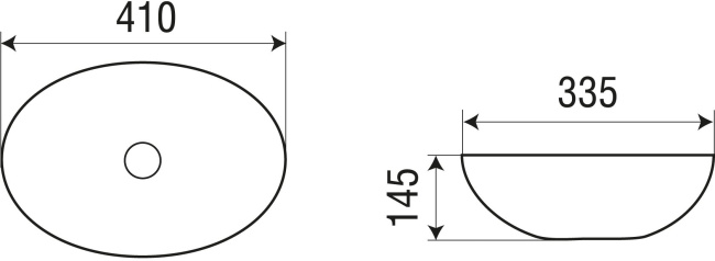 WELTWASSER ELBACH 3078 K514 41x33,5 черный мрамор с бежевым