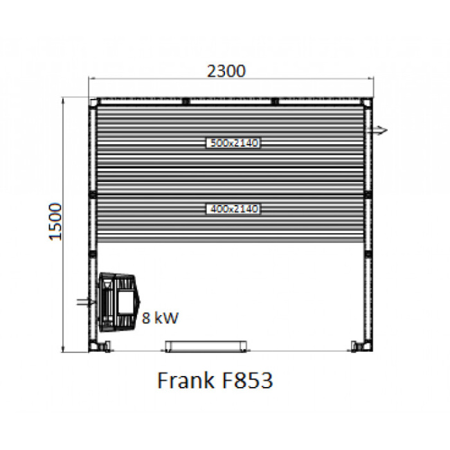 Frank F 853 (230x150x210) Кедр Экстра